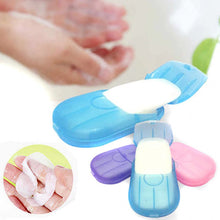 Load image into Gallery viewer, Portable Soluble Disinfecting Skin Care Soap Paper