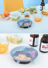 Load image into Gallery viewer, 6pcs Silicone Stretch Food Lids