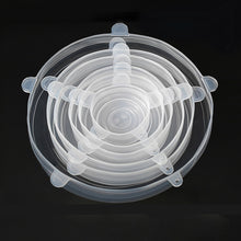 Load image into Gallery viewer, 6pcs Silicone Stretch Food Lids
