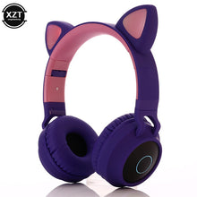 Load image into Gallery viewer, Cat Ear Bluetooth 5.0 Headphones