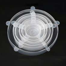 Load image into Gallery viewer, 6pcs Silicone Stretch Food Lids