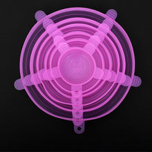 Load image into Gallery viewer, 6pcs Silicone Stretch Food Lids