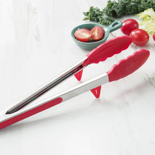 Load image into Gallery viewer, Stainless steel Silicone BBQ Tong