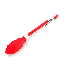 Load image into Gallery viewer, Stainless steel Silicone BBQ Tong