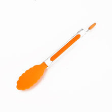 Load image into Gallery viewer, Stainless steel Silicone BBQ Tong
