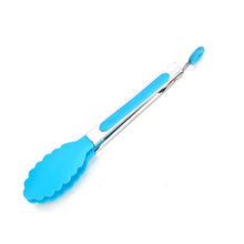 Load image into Gallery viewer, Stainless steel Silicone BBQ Tong