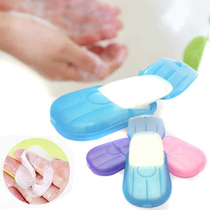 Portable Soluble Disinfecting Skin Care Soap Paper
