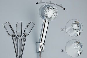 Double-sided Dual Function Shower Head