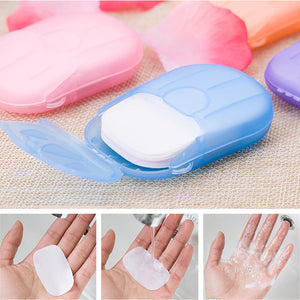 Portable Soluble Disinfecting Skin Care Soap Paper