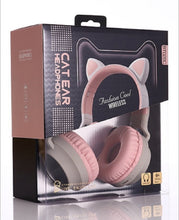 Load image into Gallery viewer, Cat Ear Bluetooth 5.0 Headphones
