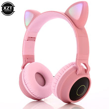 Load image into Gallery viewer, Cat Ear Bluetooth 5.0 Headphones
