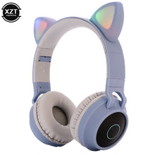 Load image into Gallery viewer, Cat Ear Bluetooth 5.0 Headphones
