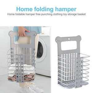 Plastic Foldable Laundry Storage Basket