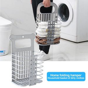 Plastic Foldable Laundry Storage Basket