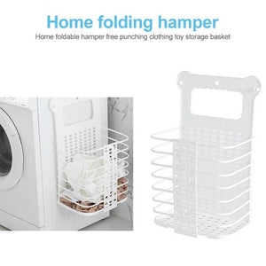 Plastic Foldable Laundry Storage Basket